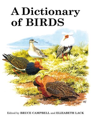 cover image of A Dictionary of Birds